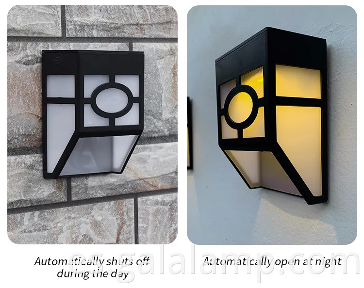 Luz de pared de doble aire exterior de doble LED moderno y elegante